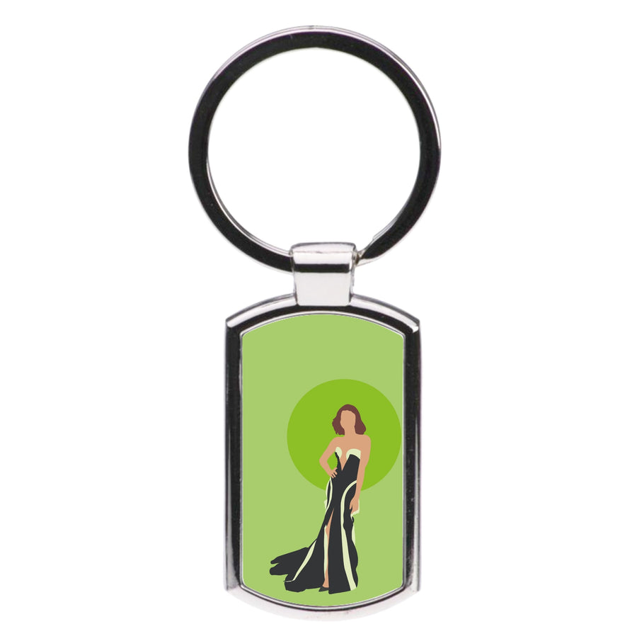 Green Dress - Zendaya Luxury Keyring
