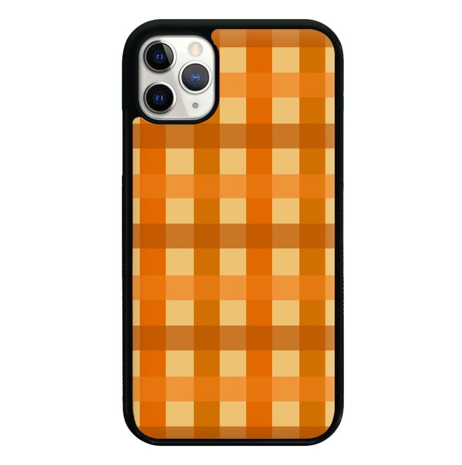 Orange Plaid Pattern- Autumn Phone Case
