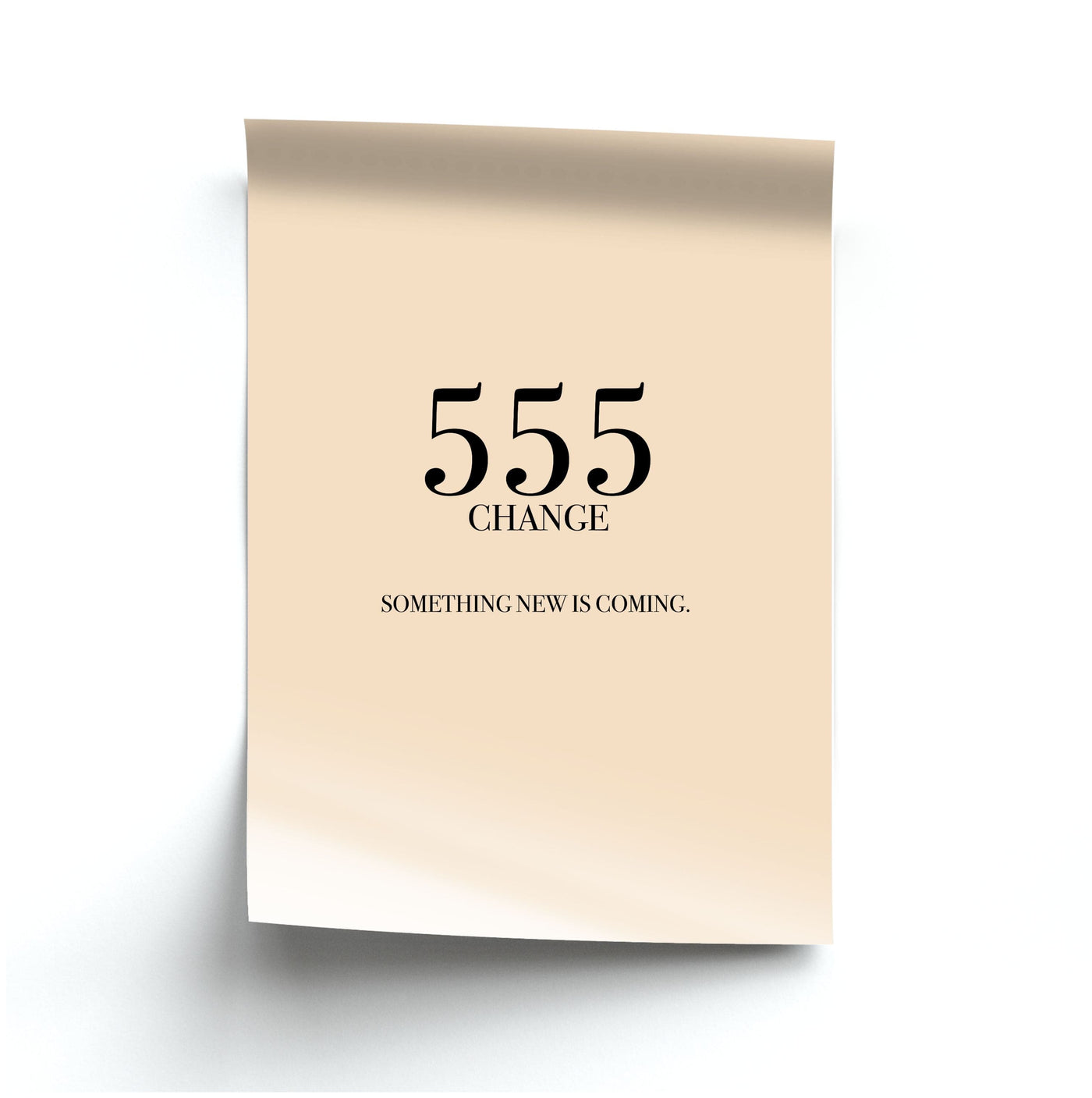 555 - Angel Numbers Poster