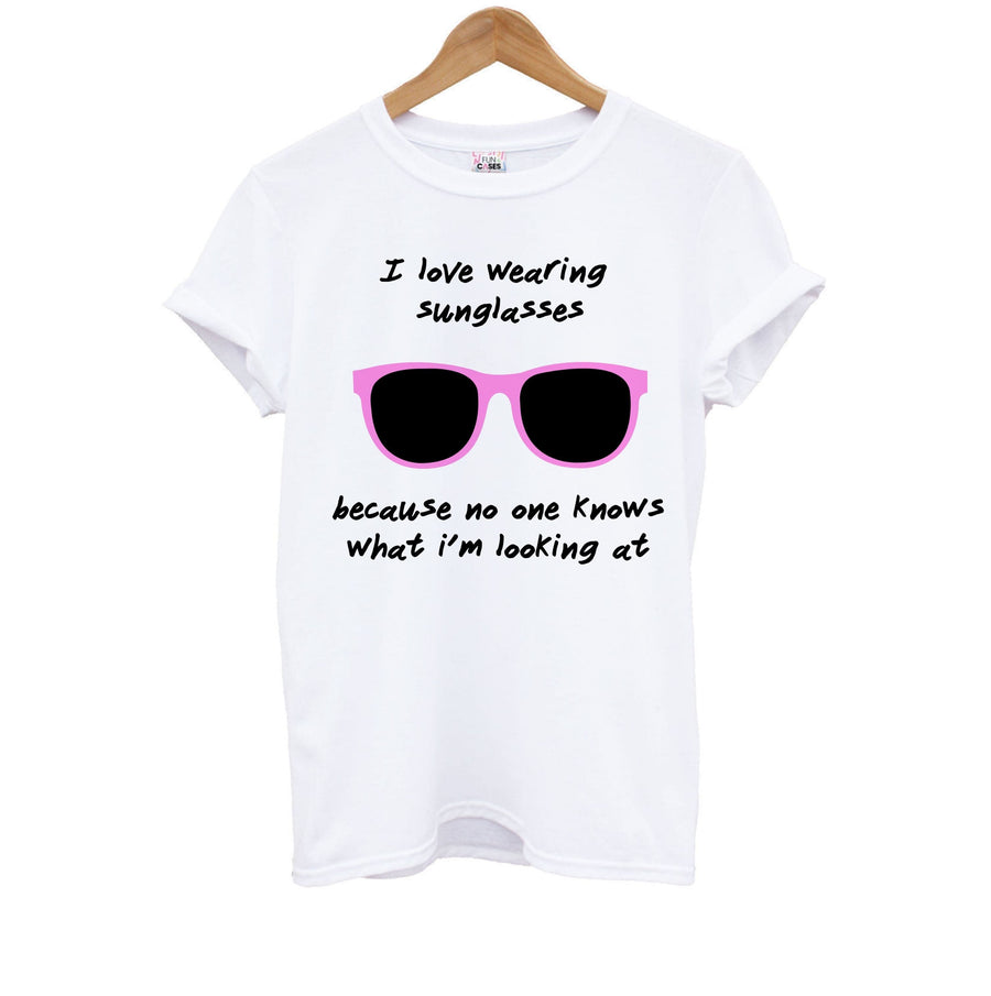 I Love Wearing Sunglasses - Summer Kids T-Shirt