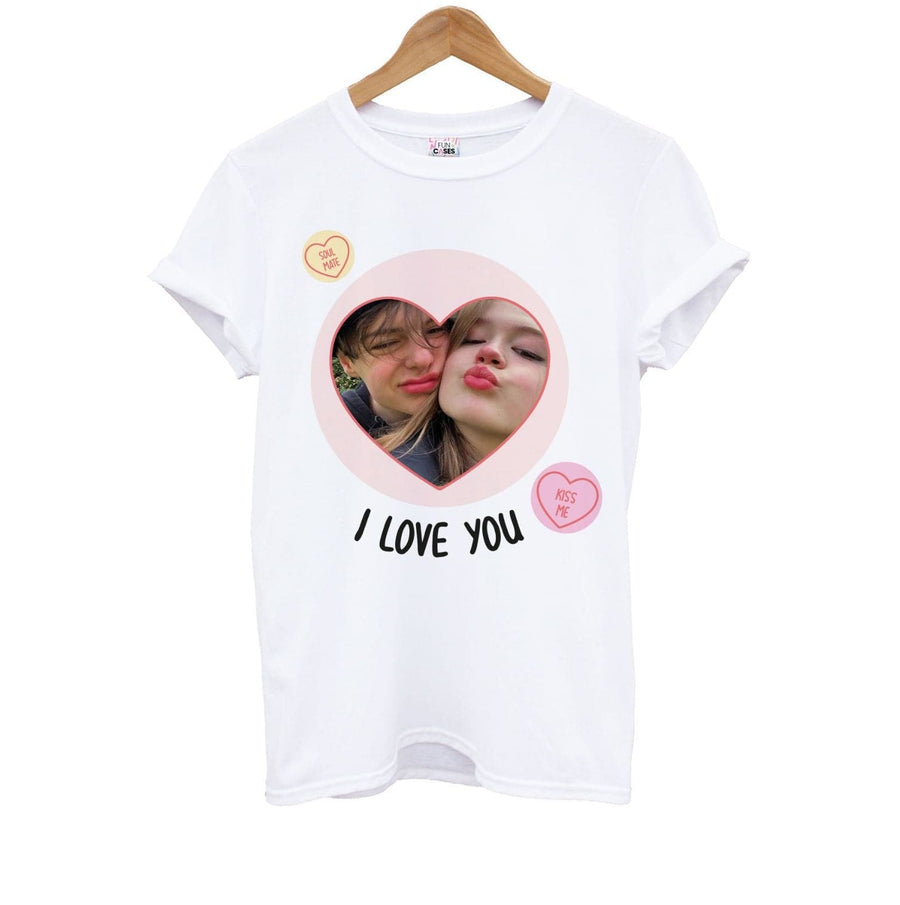 I Love You - Personalised Couples Kids T-Shirt