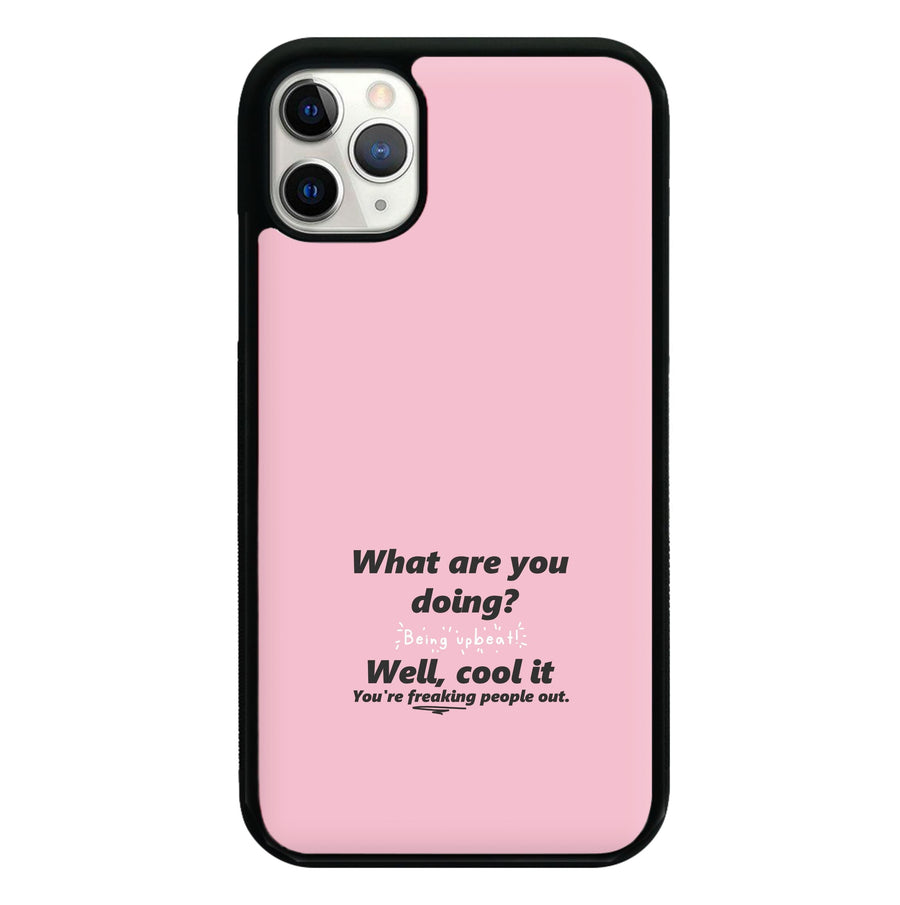What Are You Doing - Jenna Ortega Phone Case