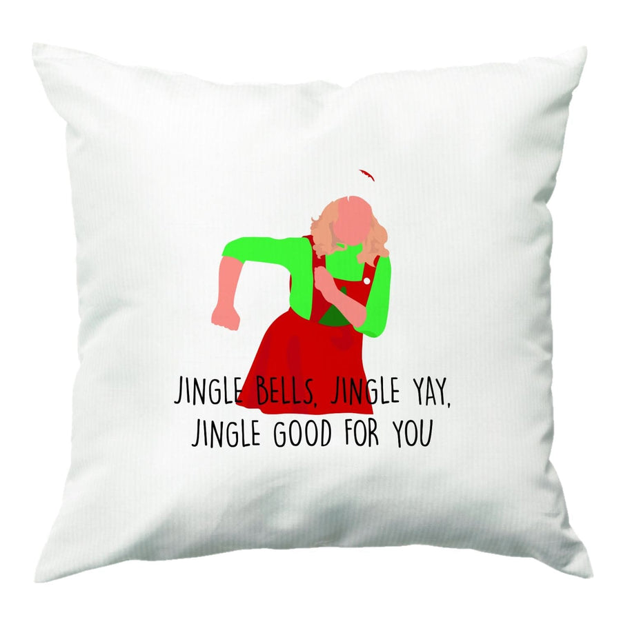 Jingle Bells, Jingle Yay - Parks And Rec Cushion