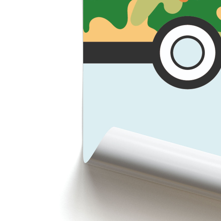 Safari Ball - Pokemon Poster