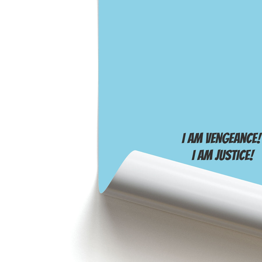 I Am Justice - Moon Knight Poster