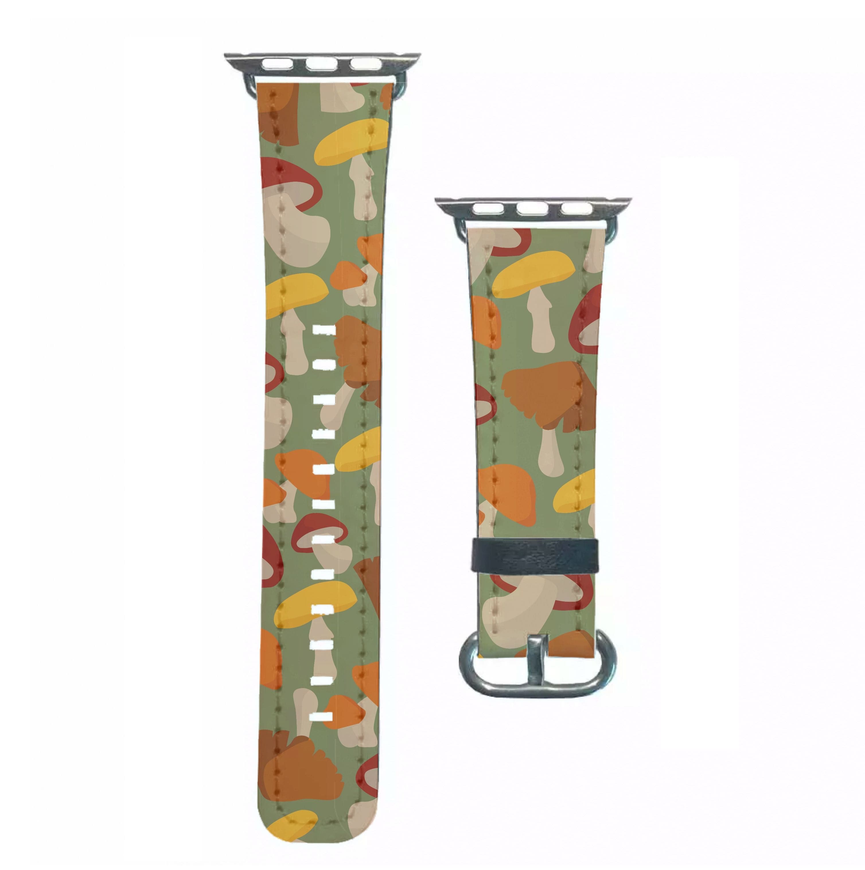 Mushroom Pattern - Autumn Apple Watch Strap