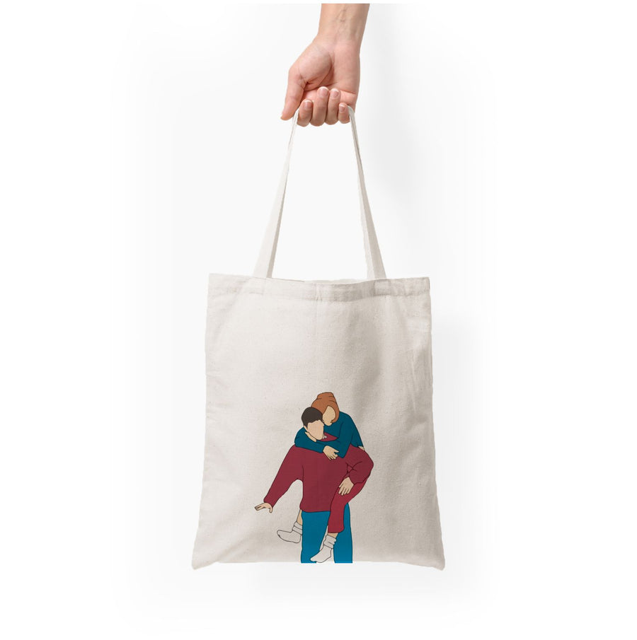 Ross And Rachel - Friends Tote Bag
