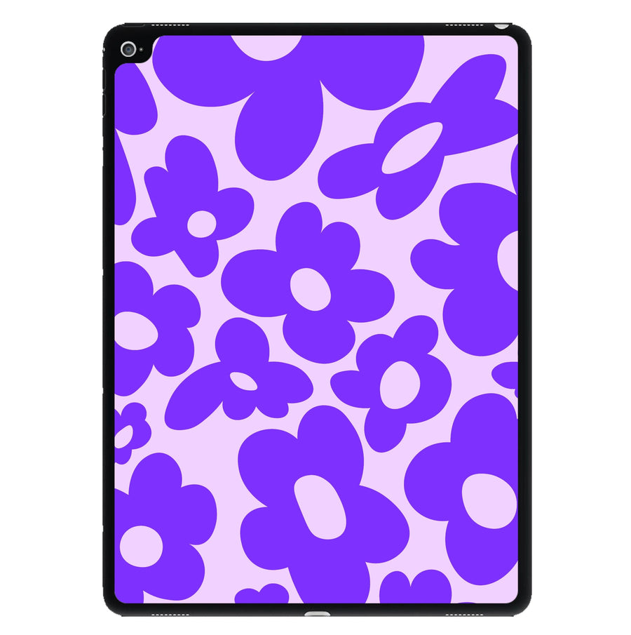 Purple Flowers - Trippy Patterns iPad Case