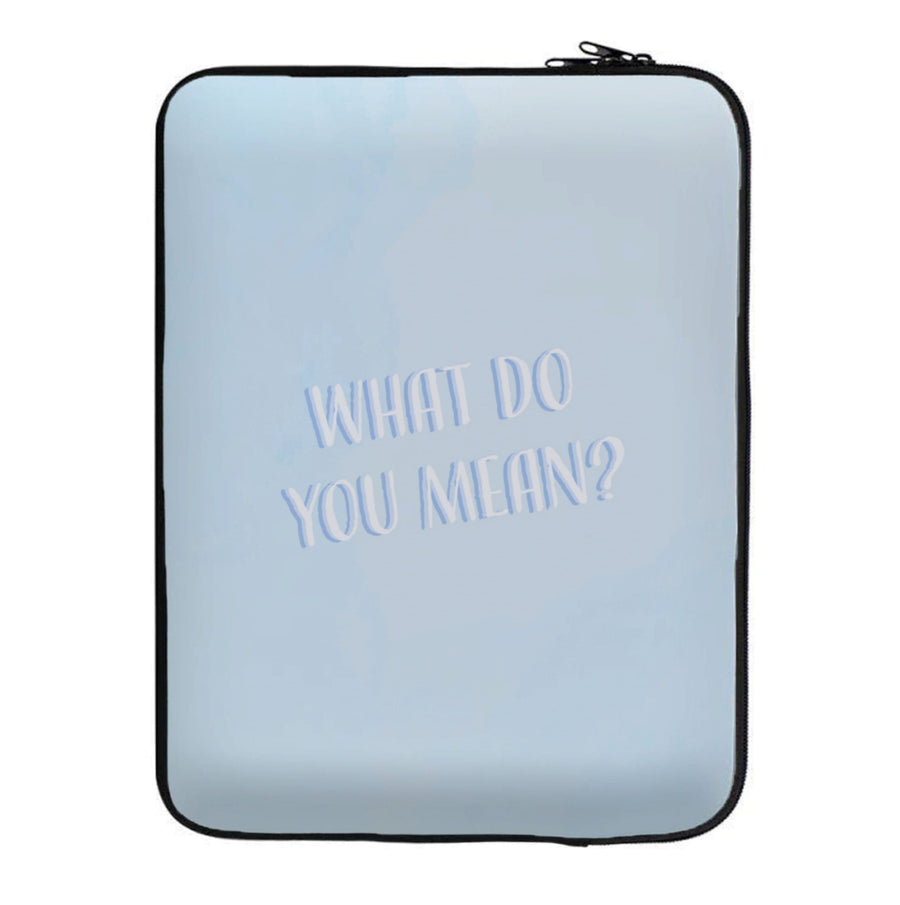 What Do You Mean - Justin Laptop Sleeve
