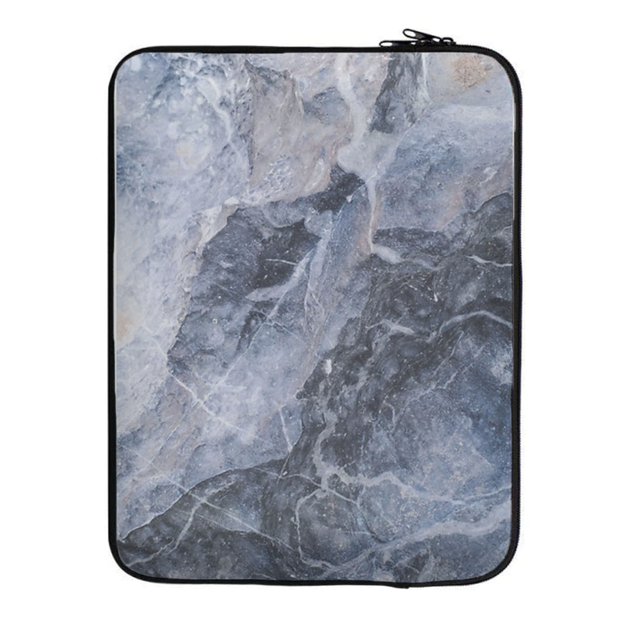 Grey and White Marble Laptop Sleeve