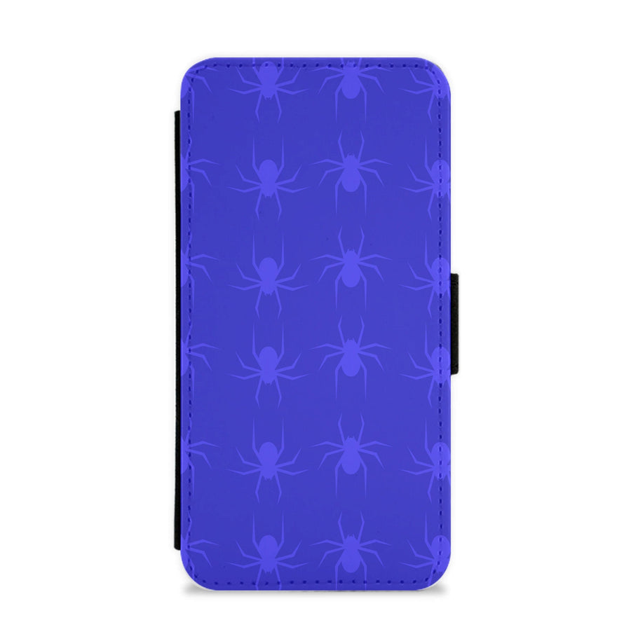 Spider Pattern - Halloween Flip / Wallet Phone Case