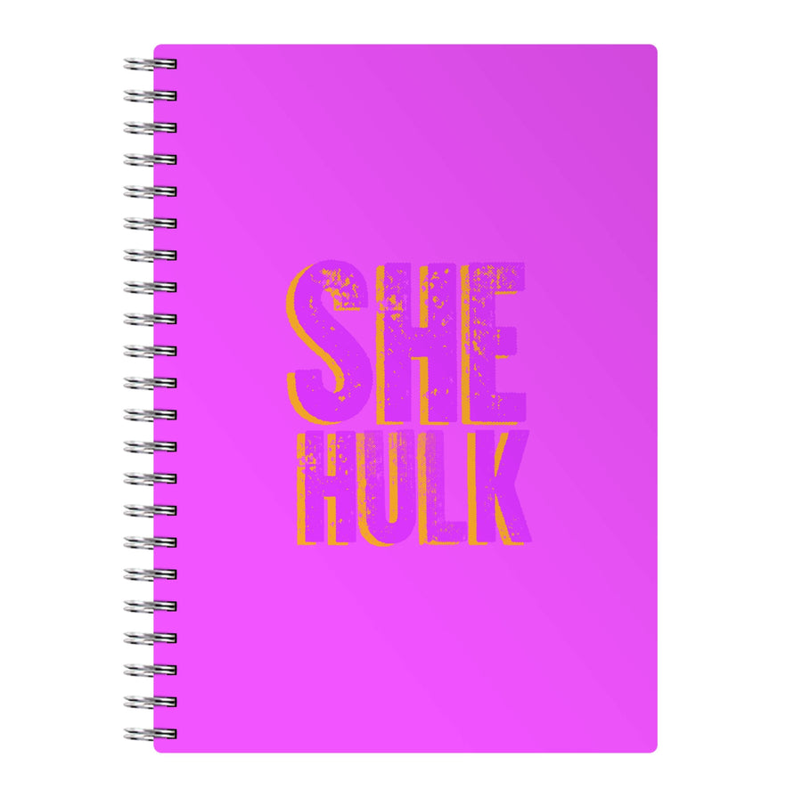 Pink - She Hulk Notebook