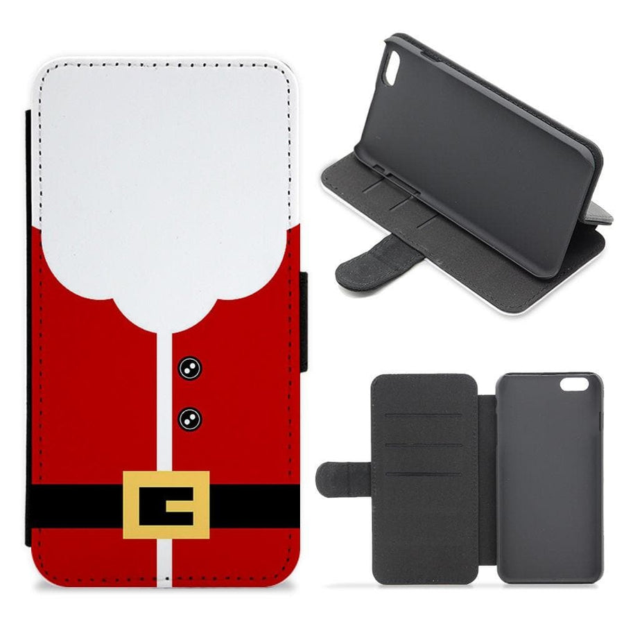 Santa Clause Outfit Flip / Wallet Phone Case - Fun Cases