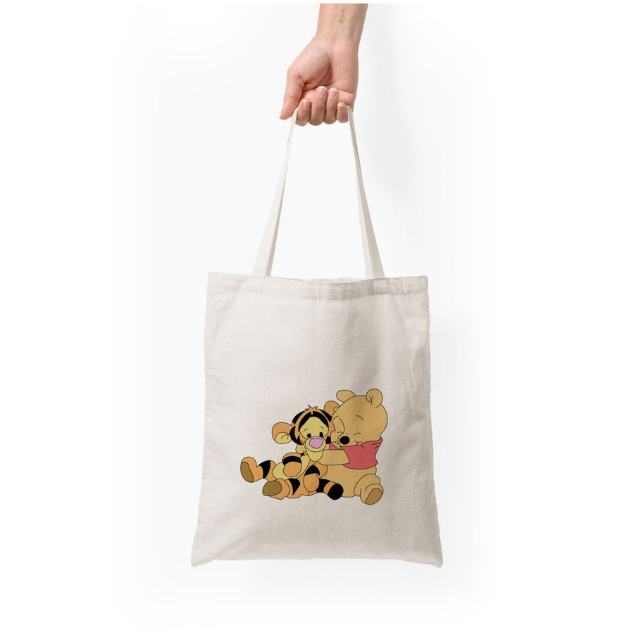 A Hug Said Pooh - Winnie The Pooh Tote Bag