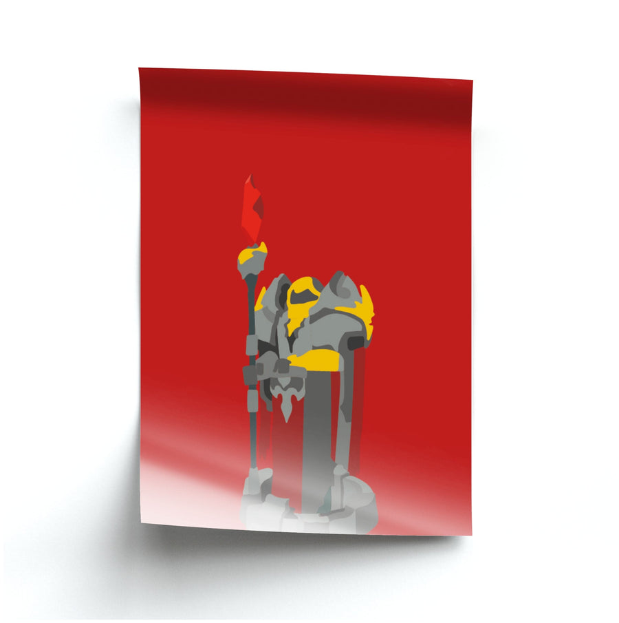 Turret Red - League Of Legends Poster