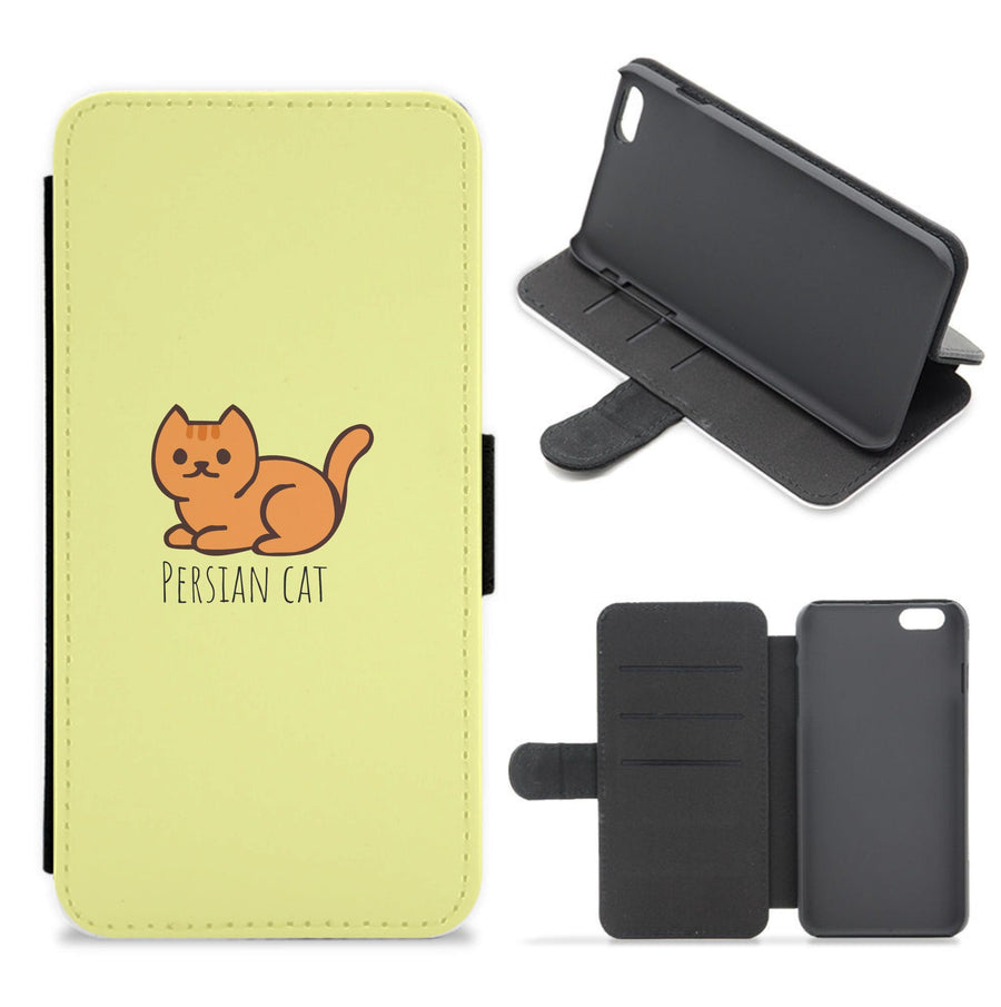 Persian Cat - Cats Flip / Wallet Phone Case