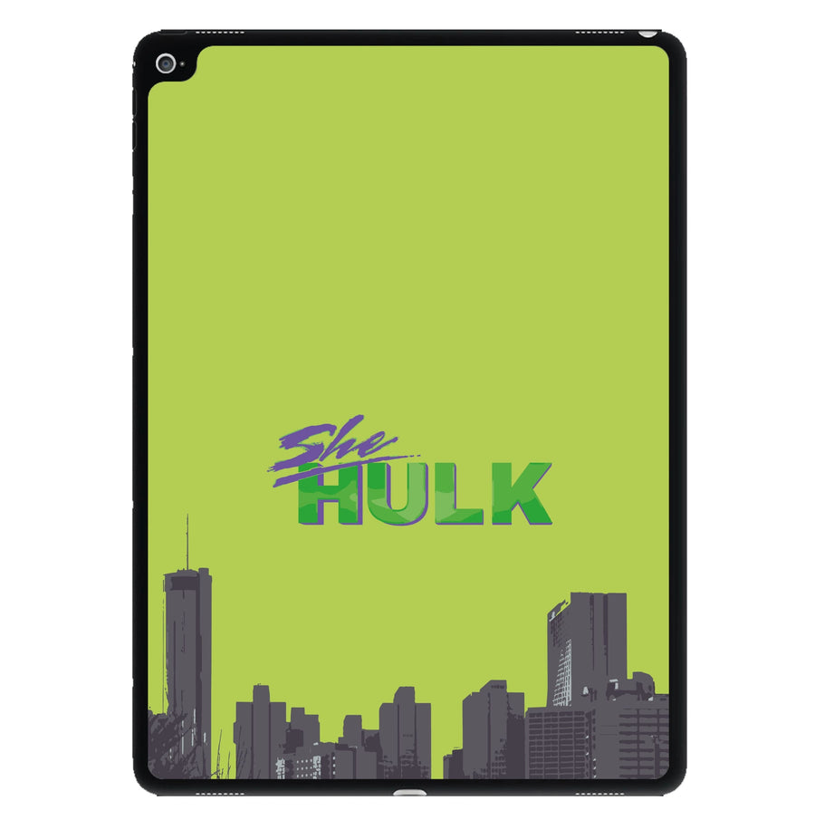 City - She Hulk iPad Case