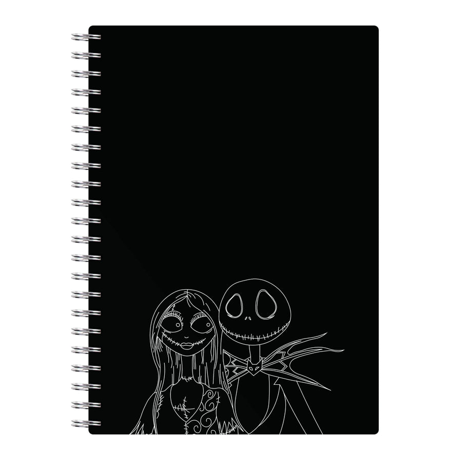 Jack And Sally - The Nightmare Before Christmas Notebook