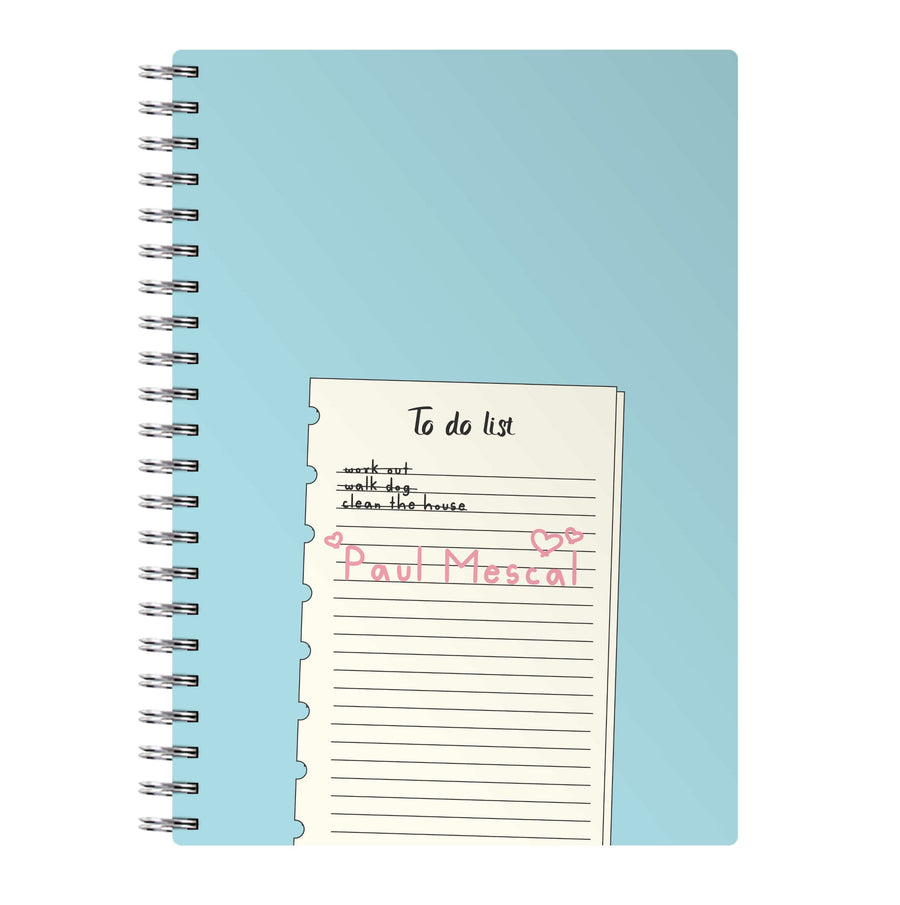 To Do List - Paul Mescal Notebook