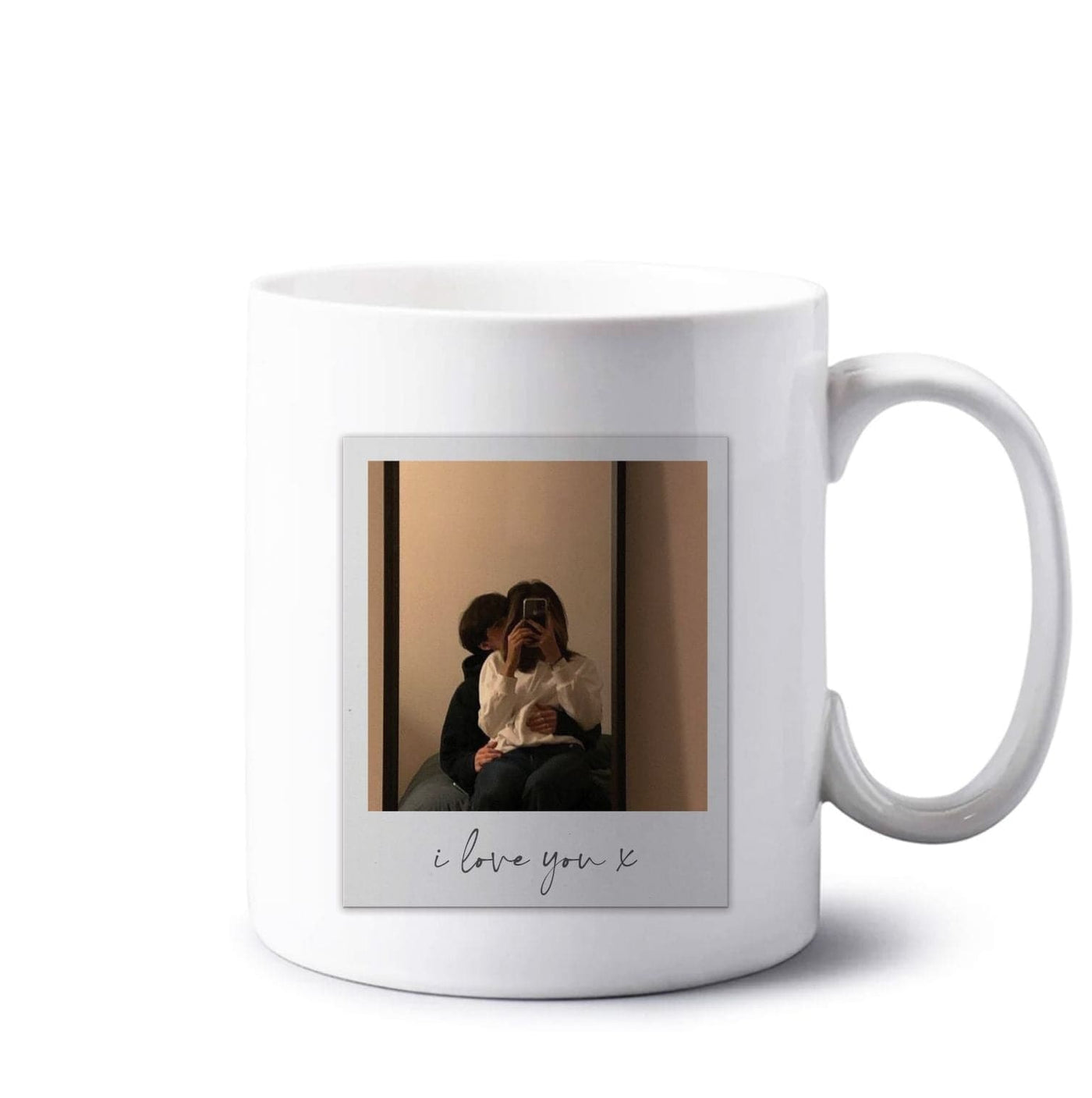 I Love You Polaroid - Personalised Couples Mug
