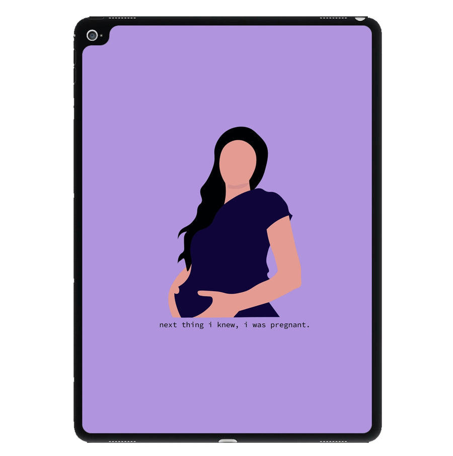 Next thing I knew, I was pregnant - Kylie Jenner iPad Case