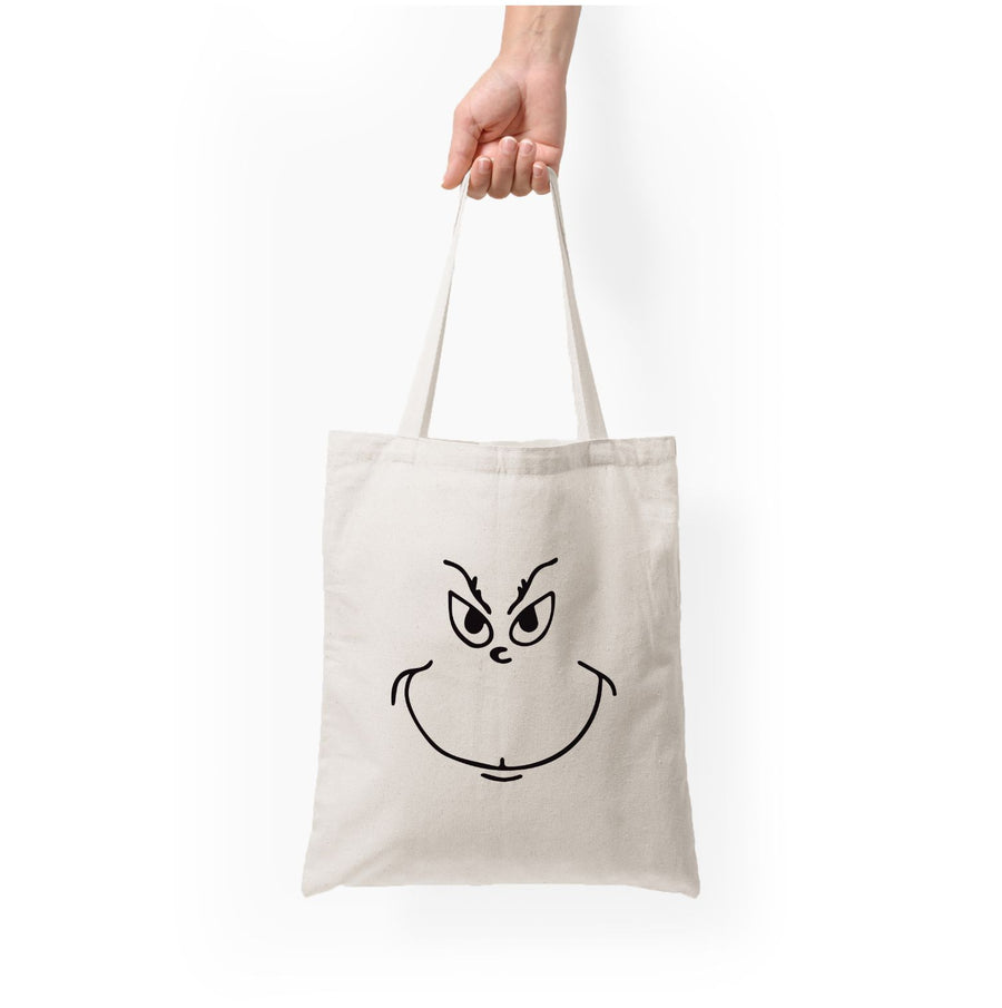 Grinch Smile Tote Bag