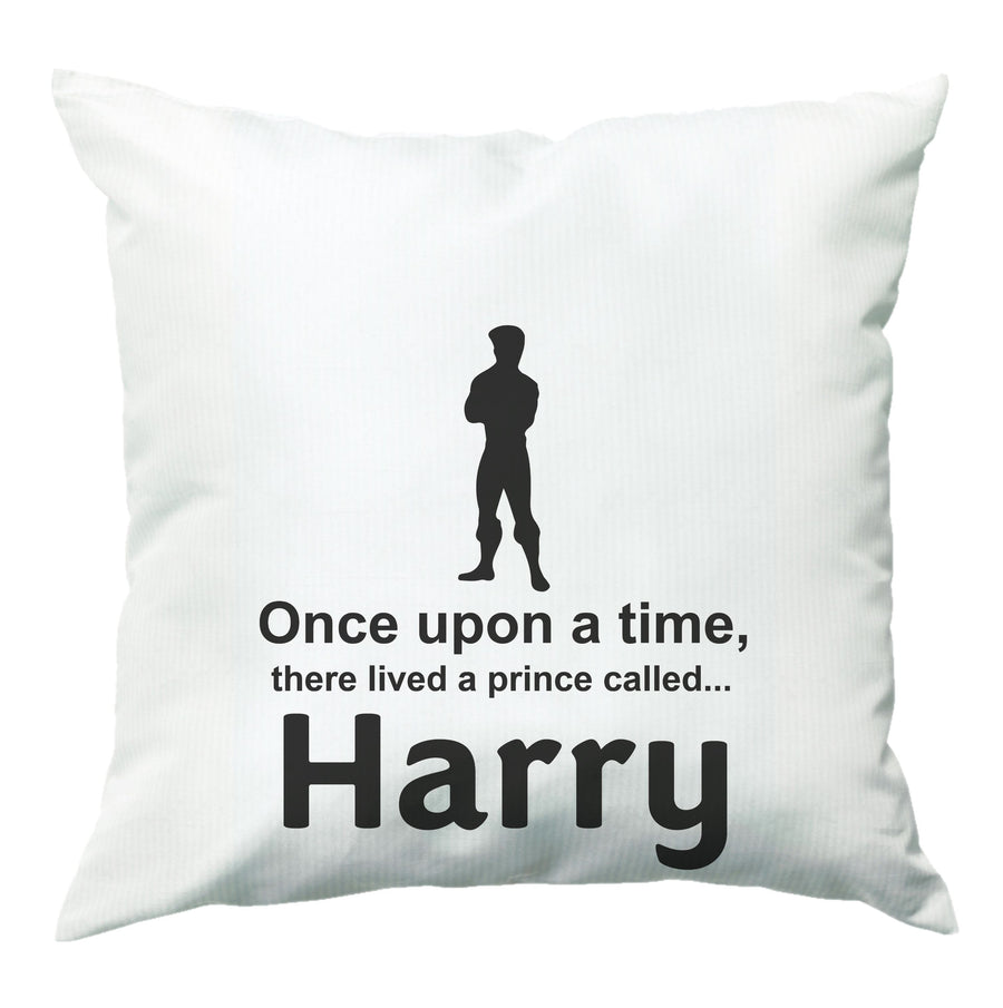 Once Upon A Time There Lived A Prince - Personalised Disney  Cushion