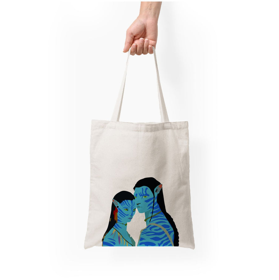 Jake Sully And Neytiri - Avatar Tote Bag