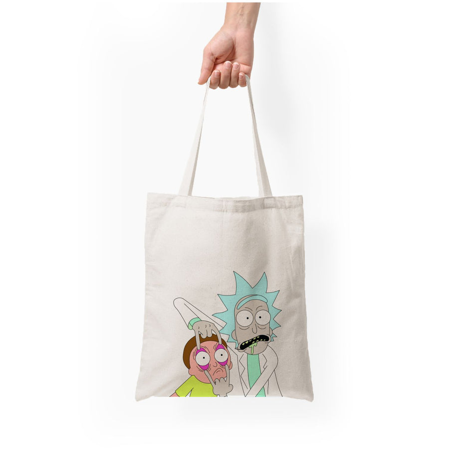 Psychedelic - Rick And Morty Tote Bag