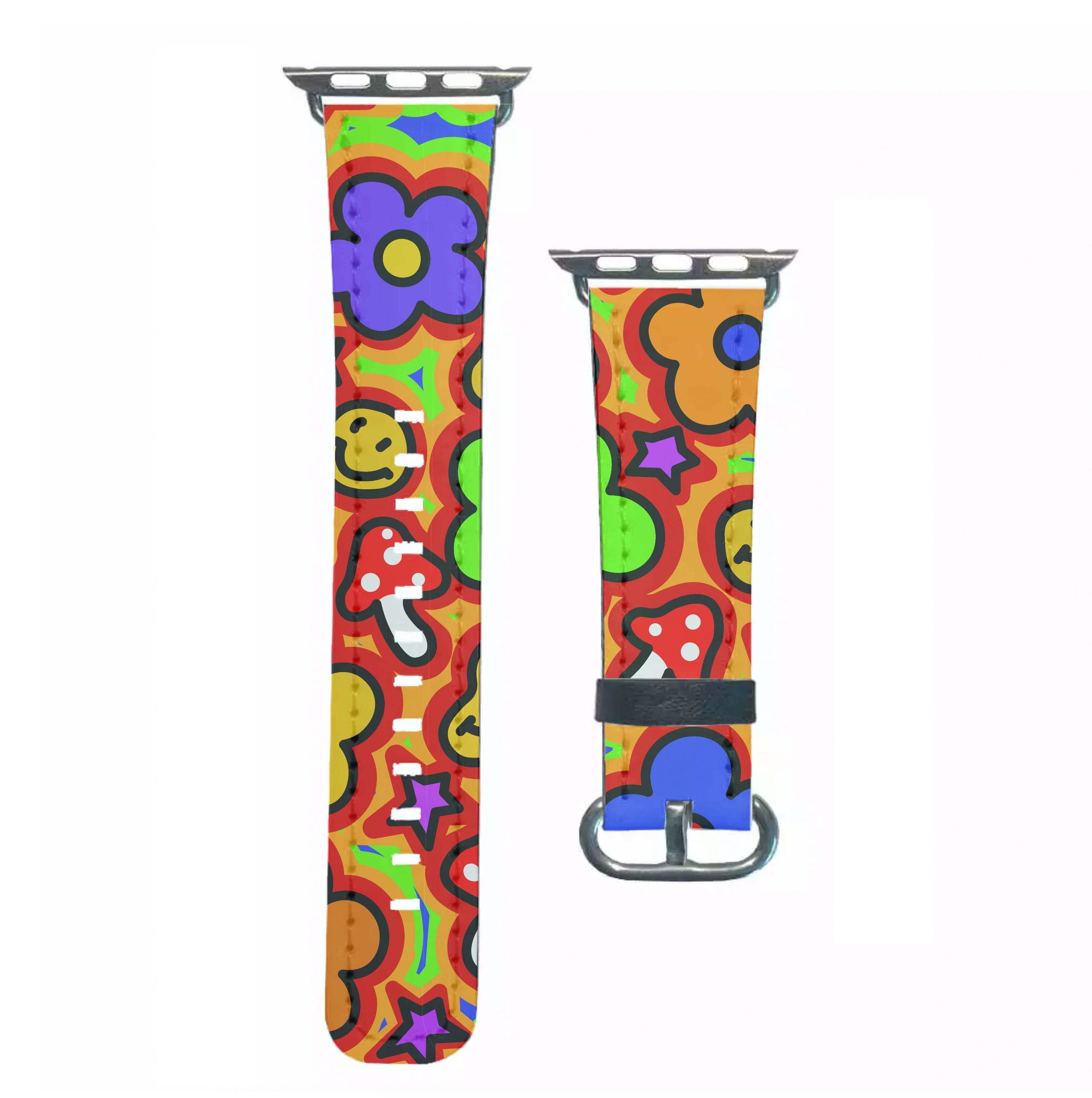 Rainbow Trip - Trippy Patterns Apple Watch Strap