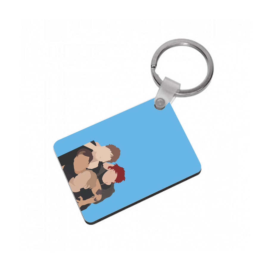 The Band - 5 Seconds Of Summer Keyring