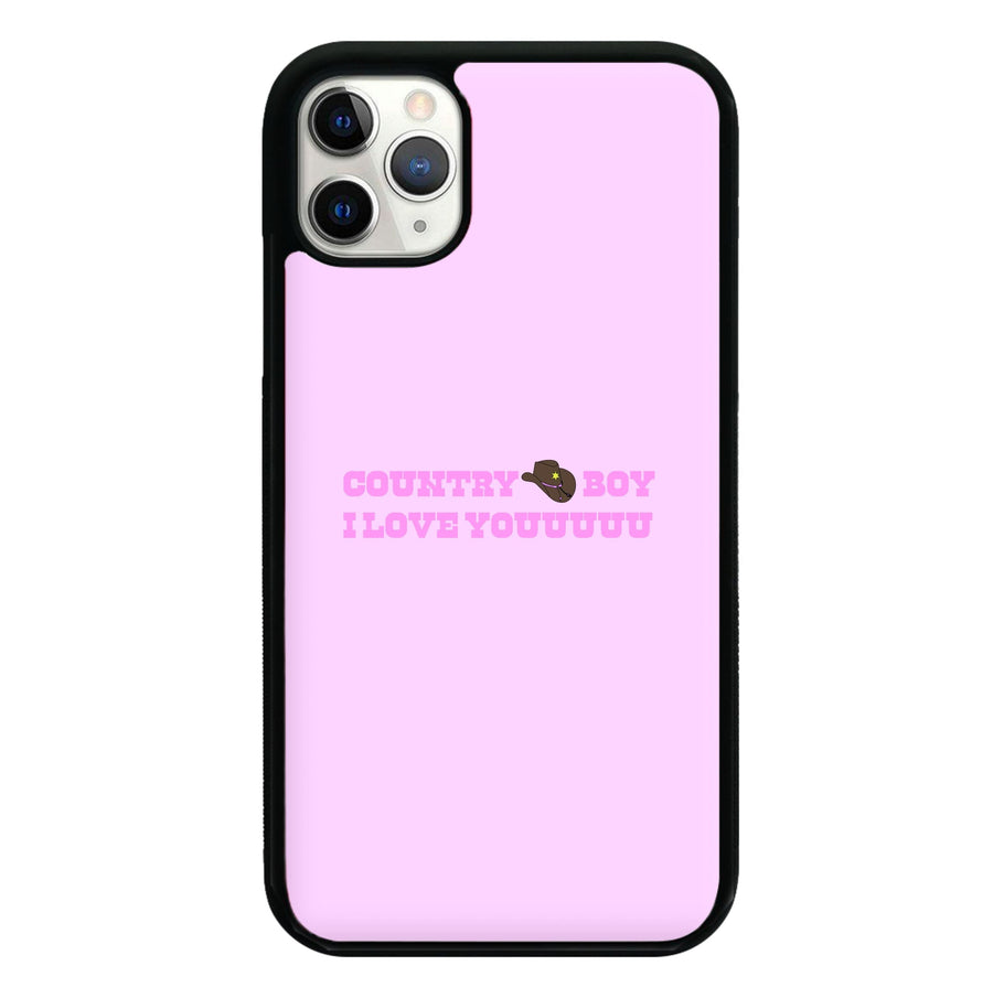 Country Boy I Love You - Memes Phone Case