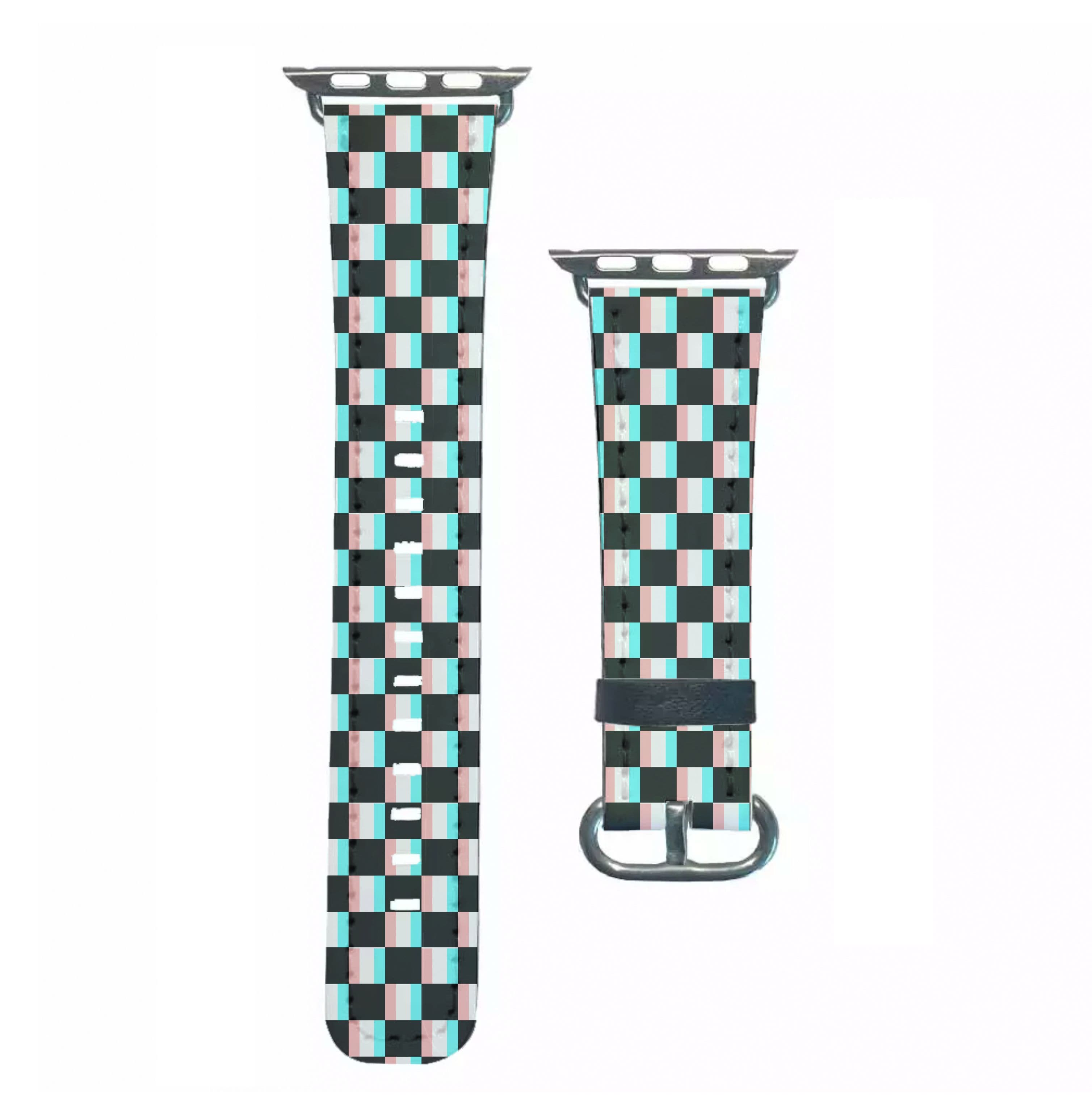 3D Squares - Trippy Patterns Apple Watch Strap