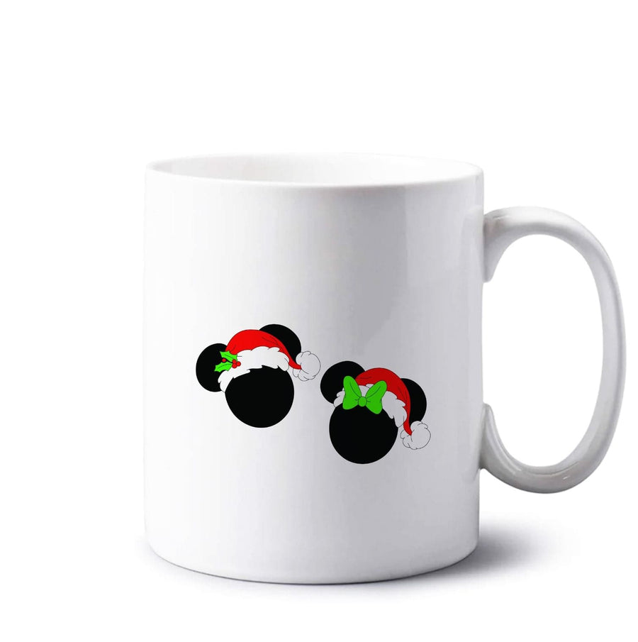 Festive Mickey And Minnie - Disney Christmas Mug