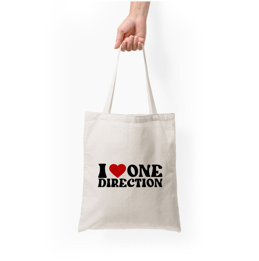 I Love One Direction Tote Bag
