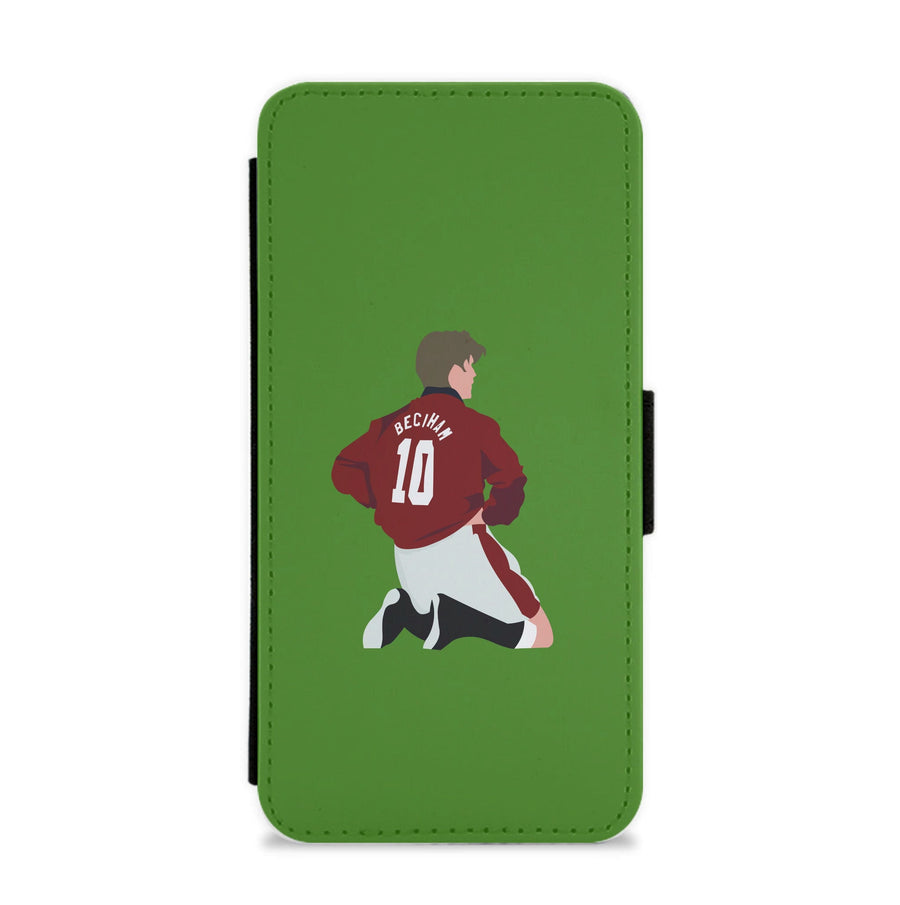 David Beckham - Football Flip / Wallet Phone Case