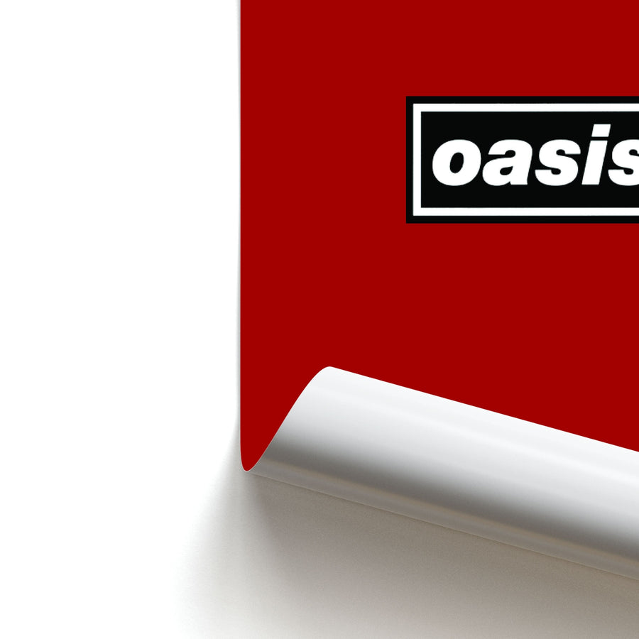 Band Name Red - Oasis Poster