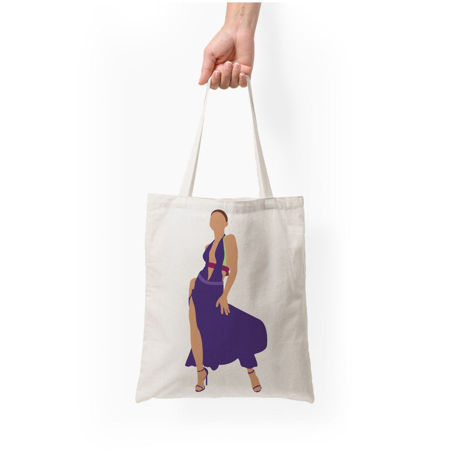 Yellow And Purple - Zendaya Tote Bag