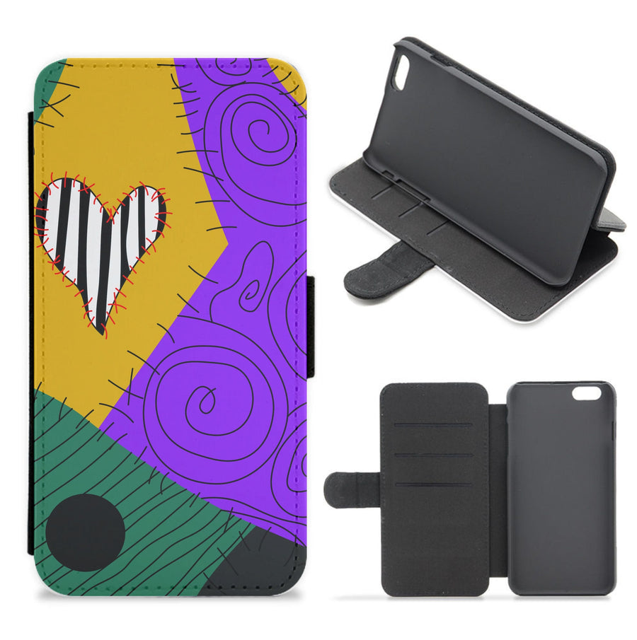 Sally's Dress - The Nightmare Before Christmas Flip / Wallet Phone Case