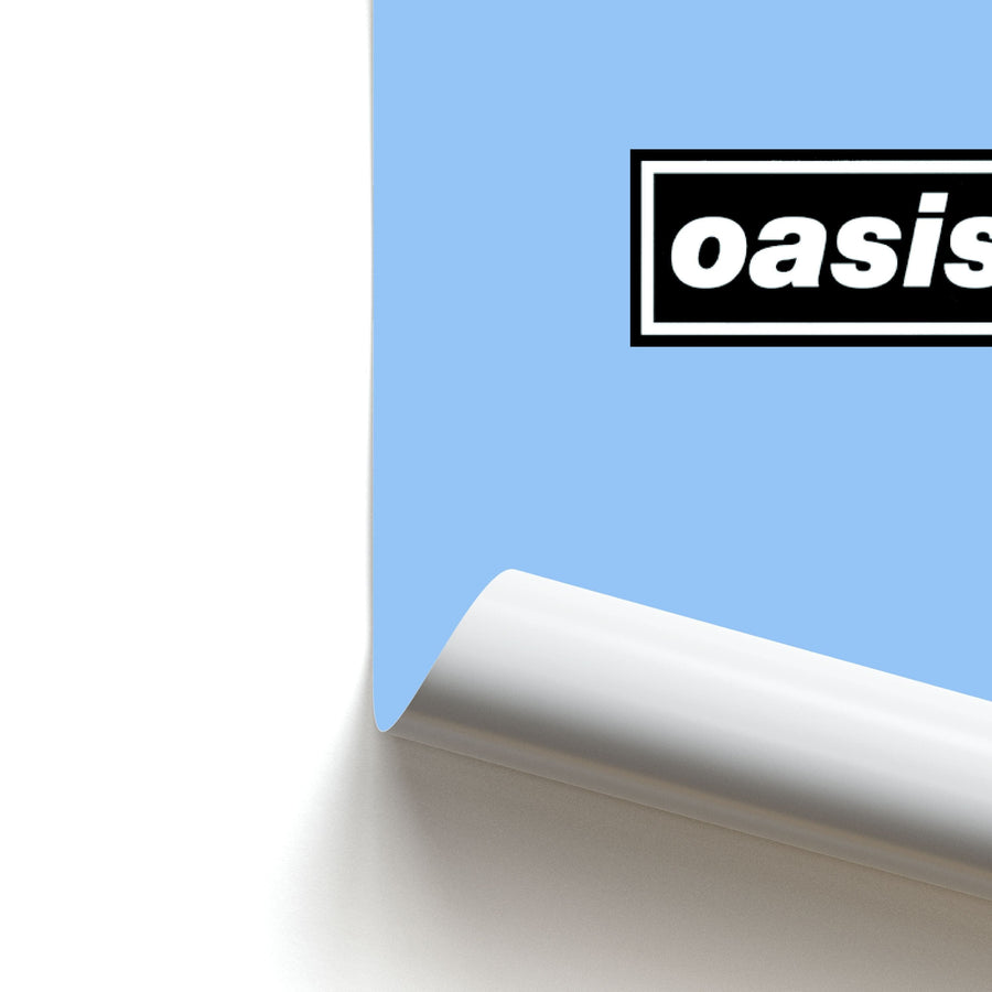 Band Name Blue - Oasis Poster