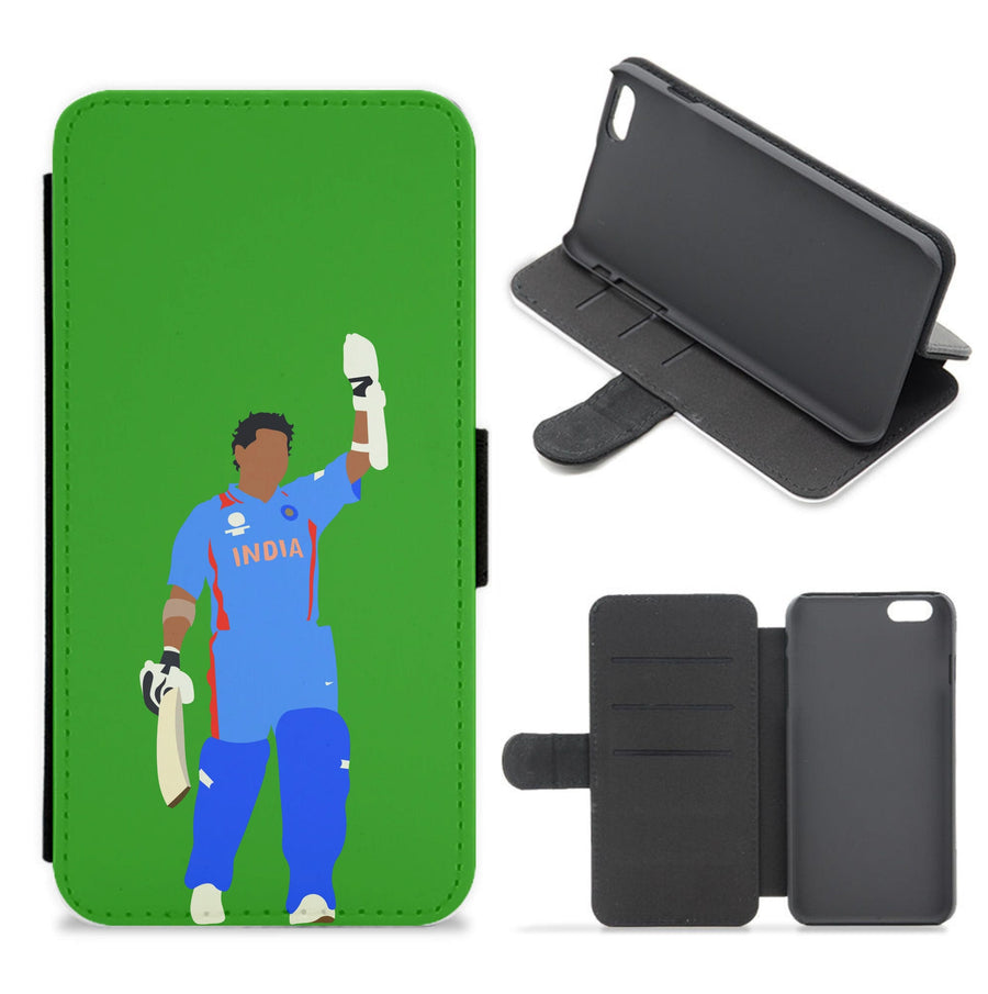 Sachin Tendulkar - Cricket Flip / Wallet Phone Case