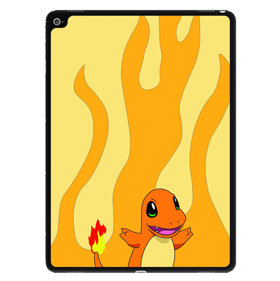 Charmander fire background - Pokemon iPad Case