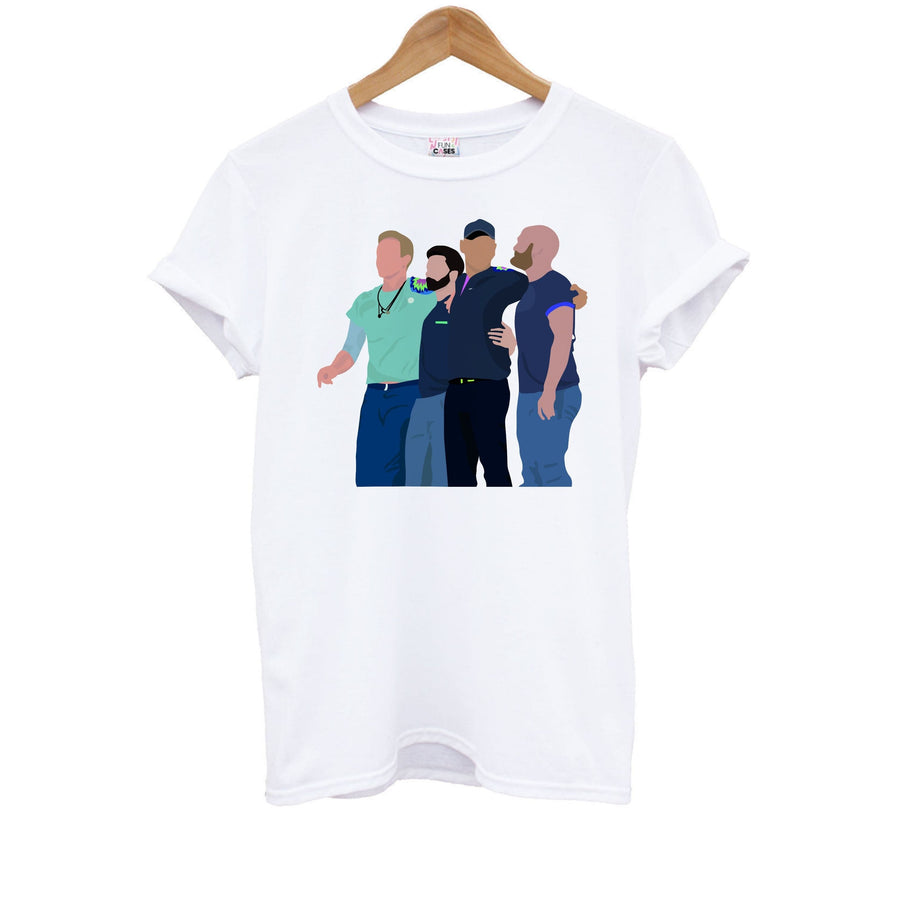 Coldplay Band Blue Kids T-Shirt