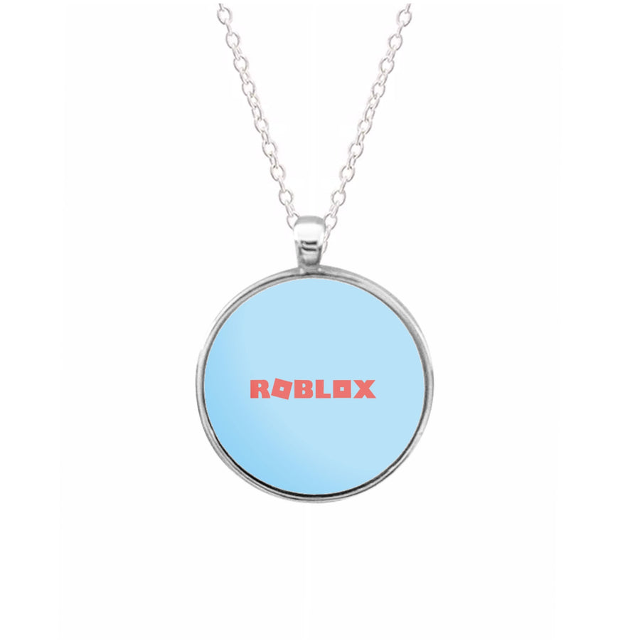 Roblox logo - Blue Necklace