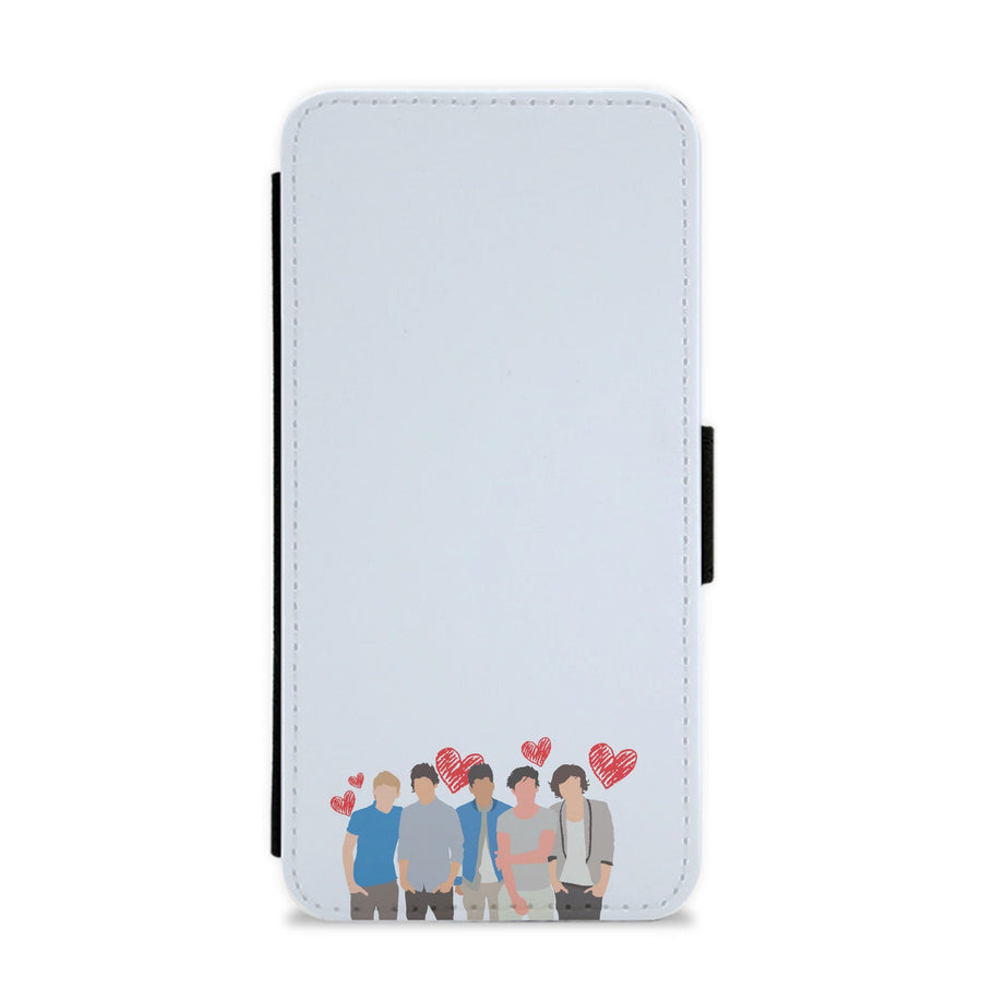 Love Band - One Direction Flip / Wallet Phone Case