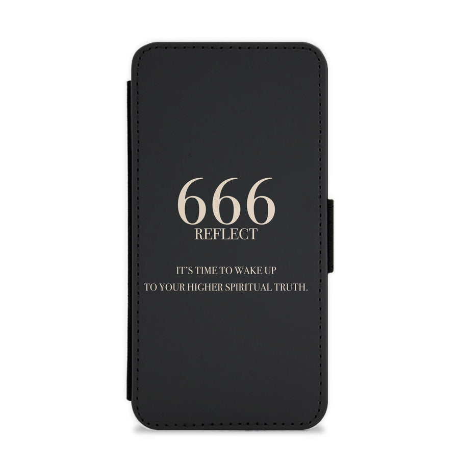 666 - Angel Numbers Flip / Wallet Phone Case