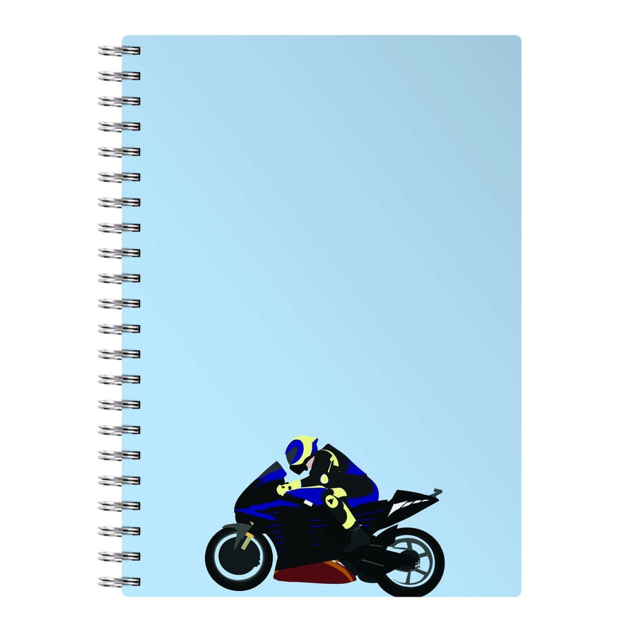 Purple Motorbike - Moto GP Notebook