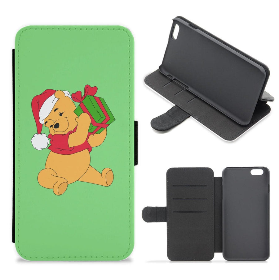 Winnie The Pooh - Disney Christmas Flip / Wallet Phone Case