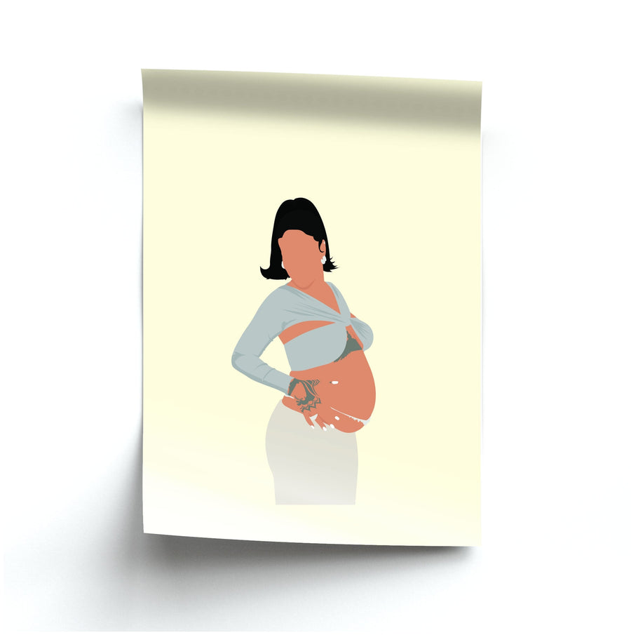 Pregnancy Announcement - Rihanna Poster