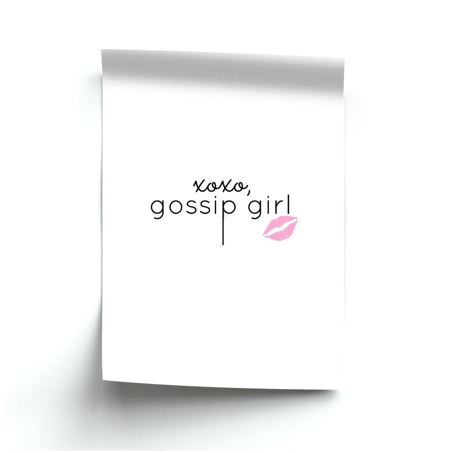 XOXO Gossip Girl Poster